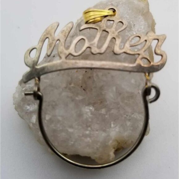 Sterling silver mother necklace pendant mothers day gift idea - Picture 1 of 2